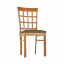 Židle, třešeň/béžovohnědá, GRID NEW