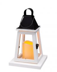 Lampy MagicHome LW8823, 17x17x33 cm, LED, 3xAAA, dřevo