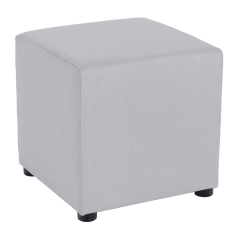 Hocker, Savana-Stoff, hellgrau, REGOR