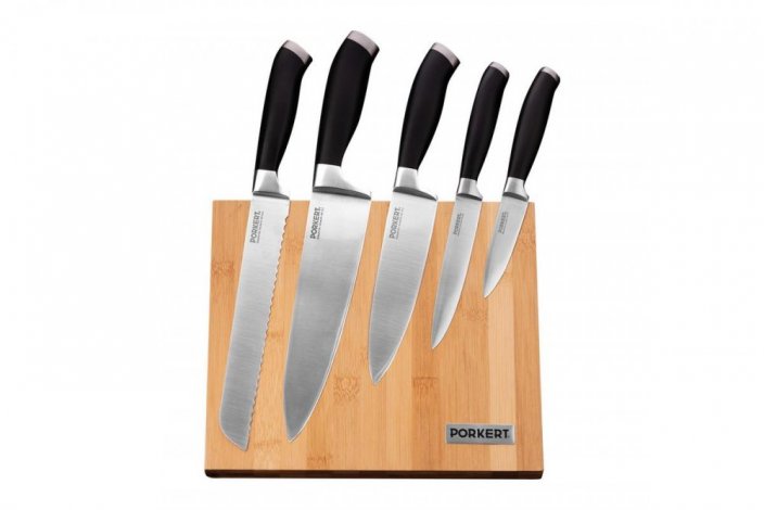 Messer mit Ständer 6-teiliges Set EDUARD PORKERT