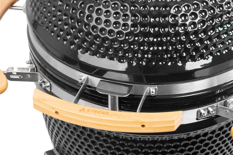 Grill Strend Pro Kamado Egg 21";, Durchmesser 46,7 cm, Grillhöhe 91 cm, schwarz, 130x73x122 cm