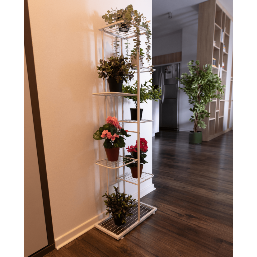 Metallständer für Blumen, weiß, BAMIR TYP 2