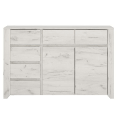 Komoda typ 42, biela craft, ANGEL