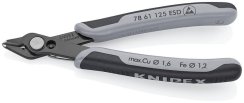 Clește KNIPEX 78 61 125 ESD, 125 mm, sertizare, lateral, mecanică fină