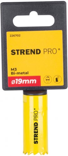 Rezač Strend Pro BHS44, 19 mm, M3 Bi-metal, metalna kruna, pila