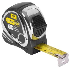 Mjerač GIANT CR-G44, 8 m, 25 mm, novi, krom/najlon