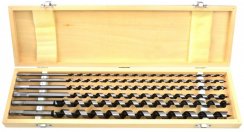 Set burghie pentru lemn serpentin din 6 piese 450 mm (6,8,10,12,16,18 mm), GEKO