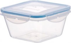 MagicHome Lunchbox, 0,6 l, set 3 kosov, kvadratni, sponka