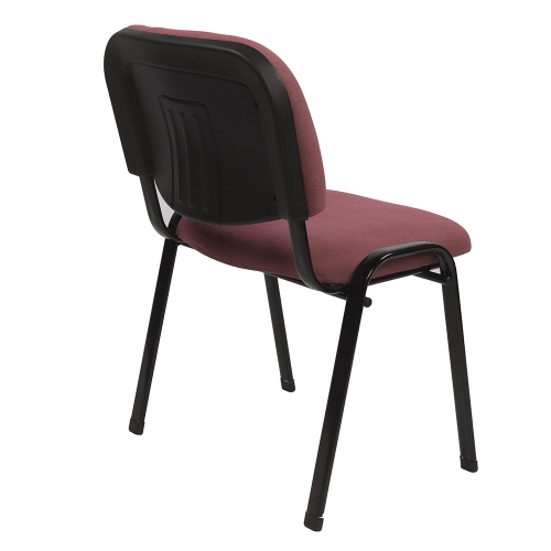 Krzesło biurowe, czerwono-brązowe, ISO 2 NOWOŚĆ
