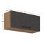 Oberschrank, Eiche Lancelot/Grau matt, VEGA 80 GU-36 1F