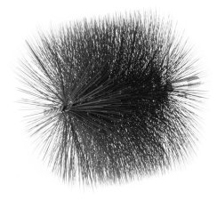 Kefa Strend Pro, ComRourPR 030 mm, M12, drôtená komínová okrúhla, kefa na komín, kefa na čistenie komína