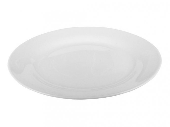 Plitka bela plošča 23 cm