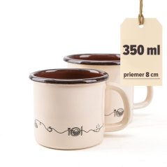 Kubek 8cm/0,35L Linea decor