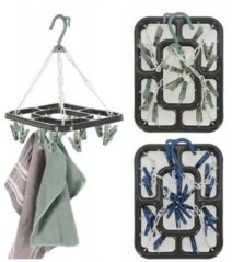 Sušiak na prádlo štipcový plastový mix