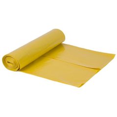 Torby ROLO MagicHome, 120 lit., recykling, żółte, opak. 15 szt, bardzo mocne