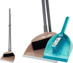 Zestaw do czyszczenia York 063030, miotła z łopatą, z trzonkiem 72 cm (akce)