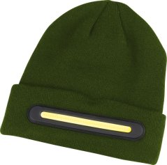 Căciulă Strend Pro, 40x LED, verde, fibră acrilică, baterie de 750 mAh