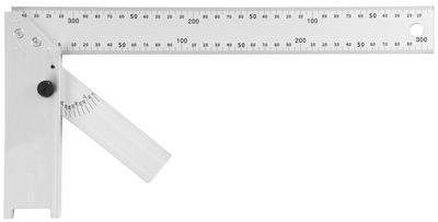 Úhelník DY-5030 • 350 mm, Alu, s úhloměrem