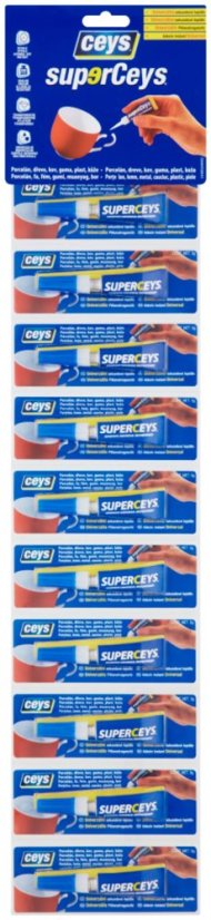 Ceys Superceys Sekundenkleber, 10x3 g Plato