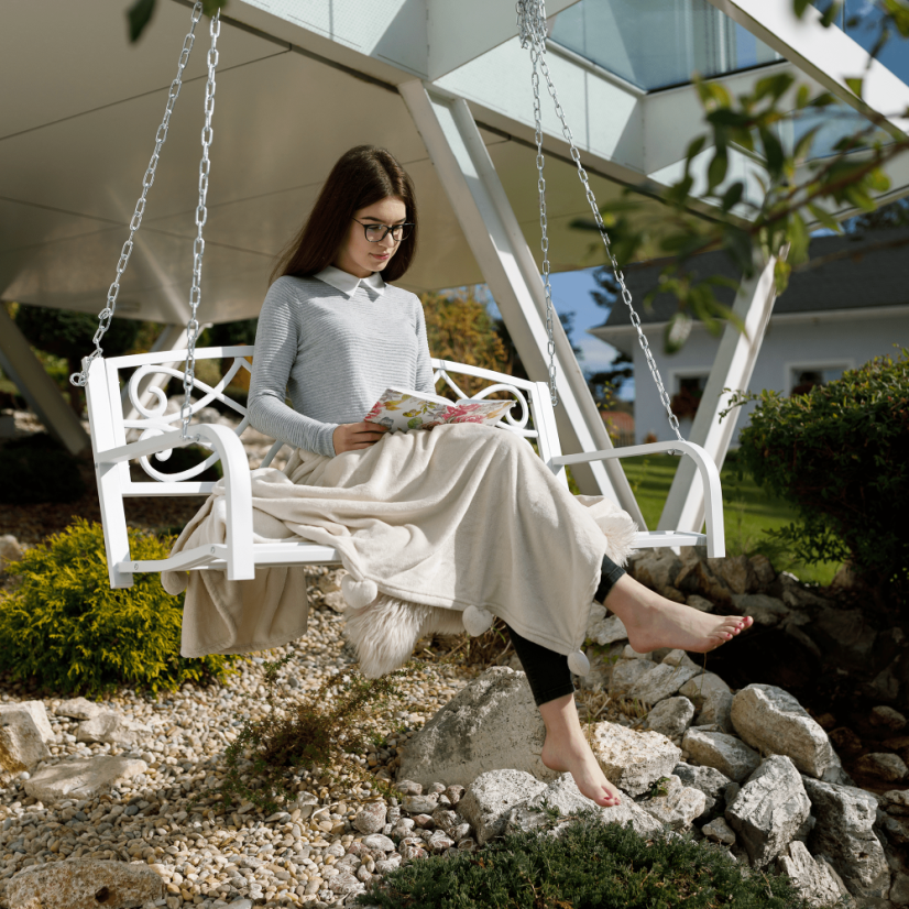 Vrtna ljuljačka, bijela, ABEA