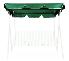 Balansoar de grădină 200 x 120 cm acoperire impermeabilă verde MultiGarden