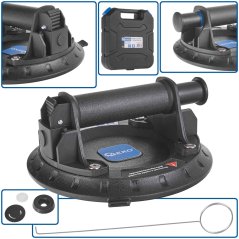 Vakuumsauger für Glas 1 x 200 mm, Tragfähigkeit 150 kg, GEKO