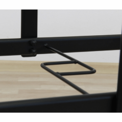 Esstisch, gehärtetes Glas/Stahl, 150x90 cm, PASTER