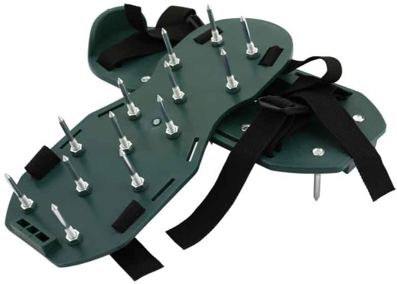 Sandalen mit Heringen zum Belüften des Rasens, Länge 30 cm, XL-TOOLS