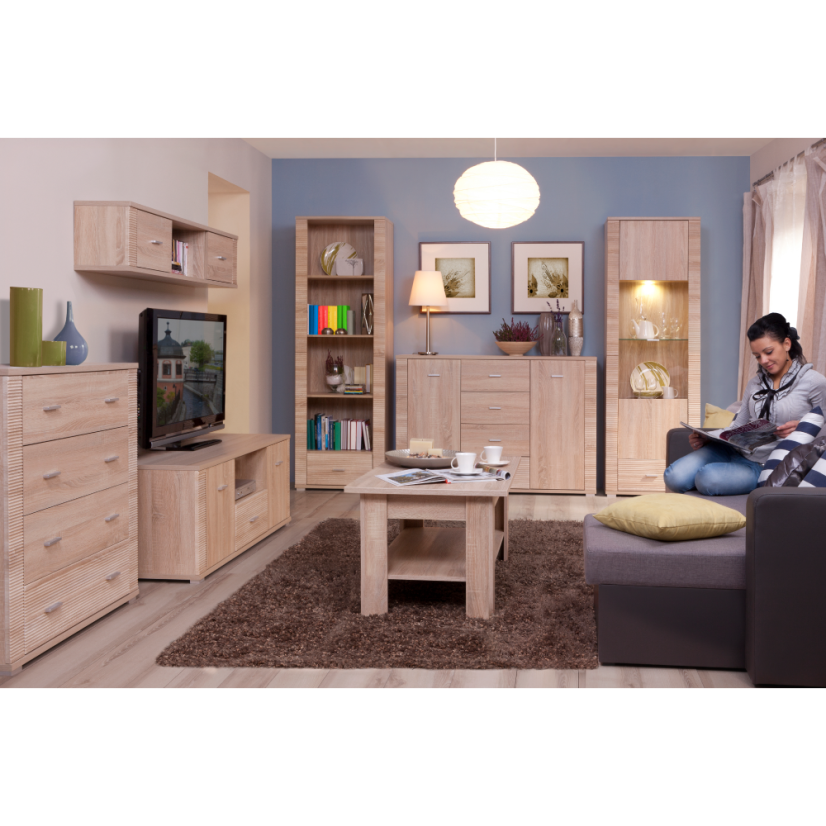 Klub stol tip 18, sonoma hrast, GRAND