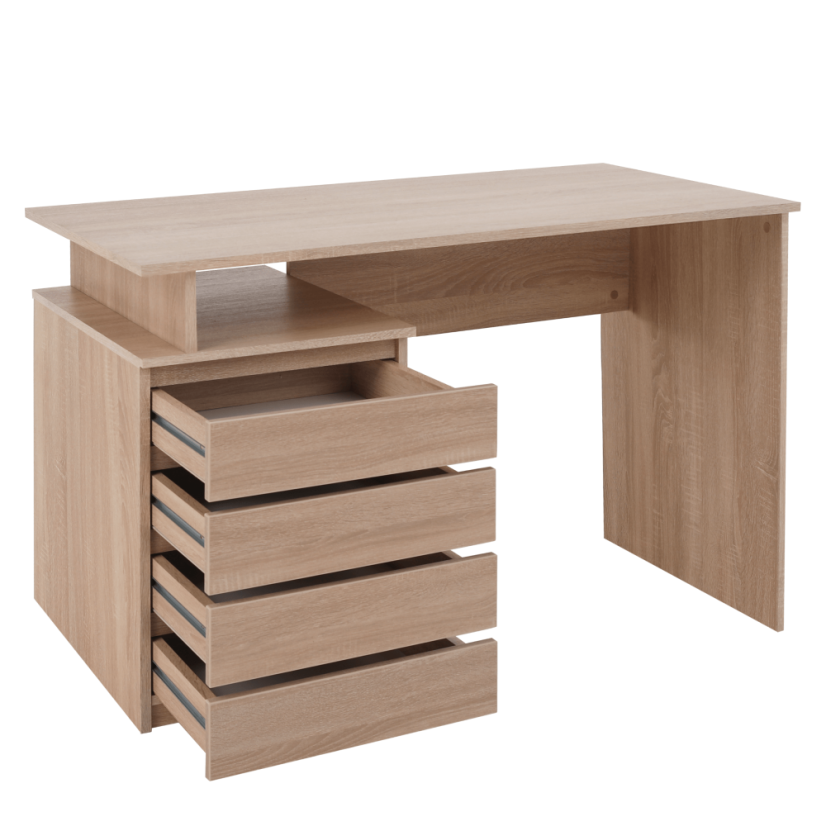 PC-Schreibtisch, Sonoma-Eiche, HANY NEU
