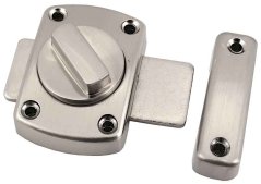 Čep za vrata s rotirajućim mehanizmom, nikal, 55x55 mm, XL-ALATI