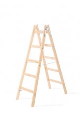 Scara Strend Pro, 5 trepte, trepte din lemn, 1,6 m, max. 150 kg