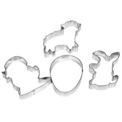 Set 4 modelčkov za piškote VELKÁ NOC, 60 mm KLC