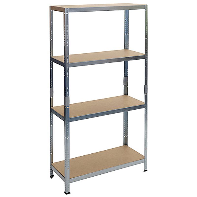 Regale RAT20 HD, Metall, MDF, 4 Fachböden, 1800x900x450 mm, max. 175 kg/Fachboden