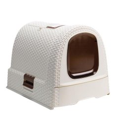 Toaletă Curver® LITTERBOX, Vintage, pentru pisică domestică, 51x38x40 cm