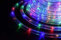 Řetěz MagicHome Vánoce Rolight, 240 LED multicolor, 8 funkcí, 230 V, 50 Hz, IP44, exteriér, osvětlení, L-10 m