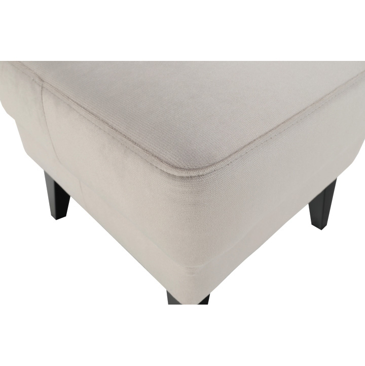 Hocker, creme/schwarz, RODEZA