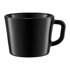 Steklena skodelica 450ml JUMBO črna