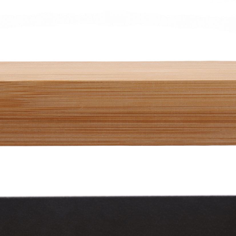 4-Fach-Regal, natur/schwarz, NAOKO