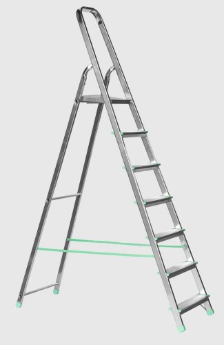 Rebrík ALW 7-stupňový jednostranný s plast. plošinkou KLC