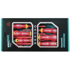 Komplet izvijačev whirlpower® 102-306, električar, 6 kosov, VDE 1000, Ergonomski