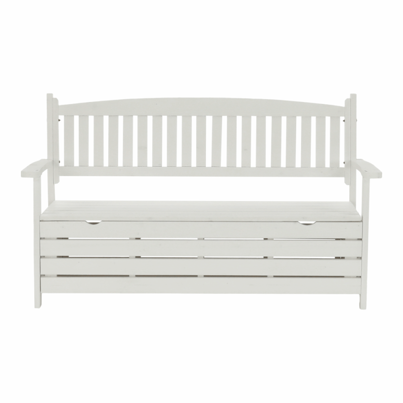 Kerti pad, fehér, 150 cm, AMULA (különleges ajánlat)