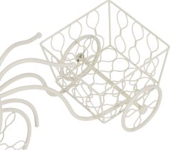 Dekorace MagicHome Mecco, Stojan na květináč, kolo, 52x22x32 cm