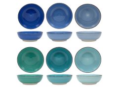 Miska keramická BLUE 22,5cm, mix modrej