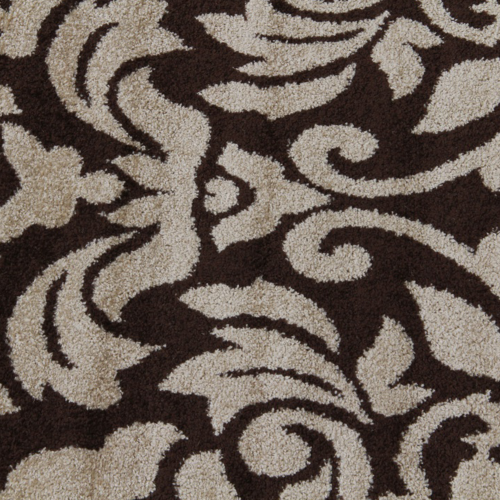 Teppich, beige/dunkelbraun, 133x190, LORENS