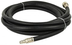 Druckschlauch mit Schnellkupplungen Gummi 10/15 mm 15 m, Arbeitsdruck 20 bar, GEKO