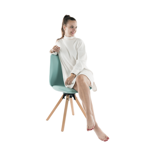 Elegantna okretna stolica, mentol, ETOSA
