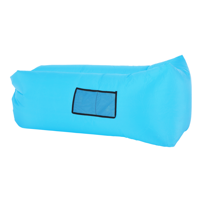 Nafukovací sedací vak/lazy bag, modrá, LEBAG