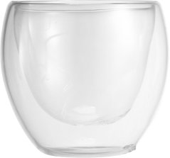 MagicHome Espresso kávé-/teáscsésze, dupla falú hőszigetelt, 90 ml, 2 db-os csomag