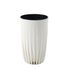Blumentopf UH ø300 mm MIRA creme Höhe 515 mm mit KLC-Einsatz